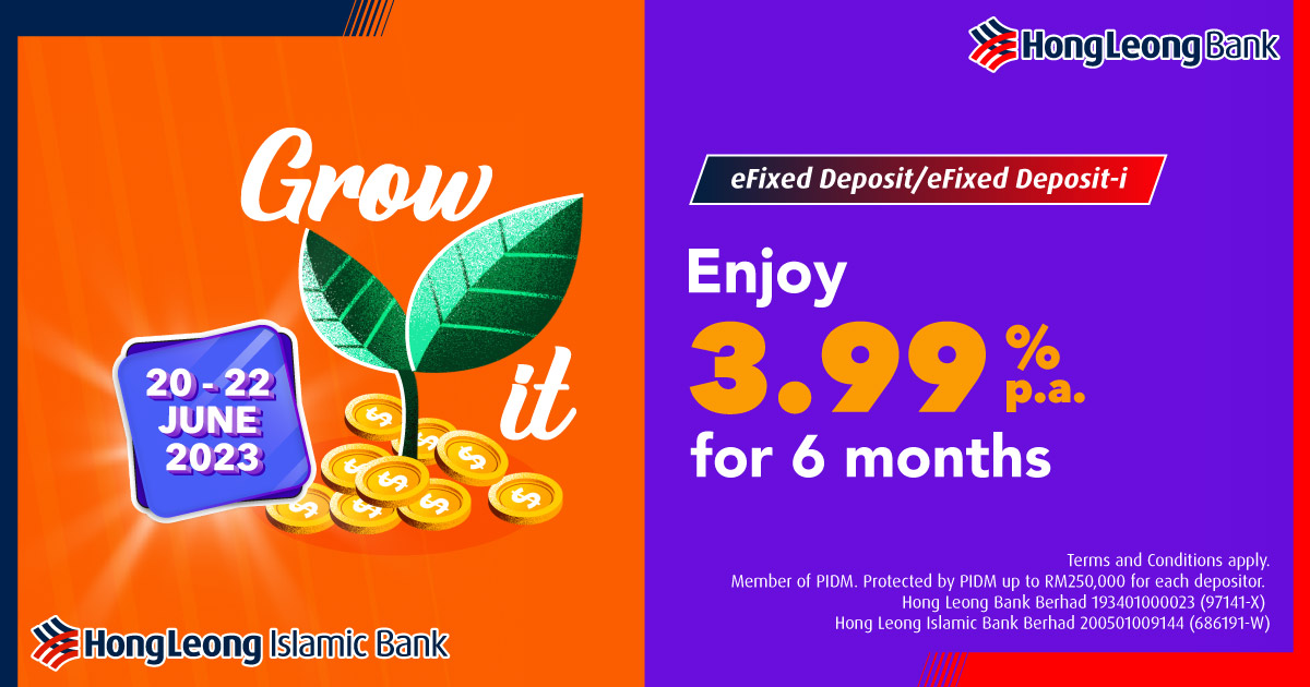 Fixed Deposit Fd Promotion Efd Promotion Hong Leong Bank