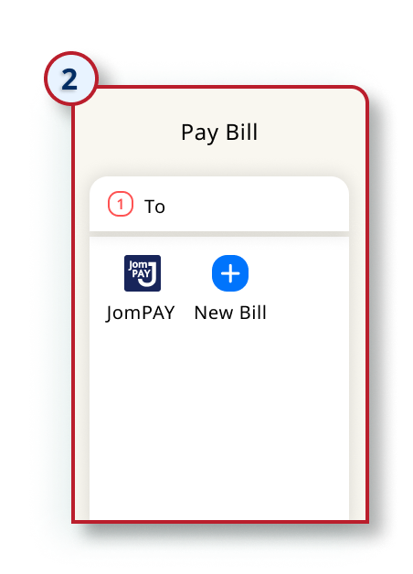 Bill Payment Step 2