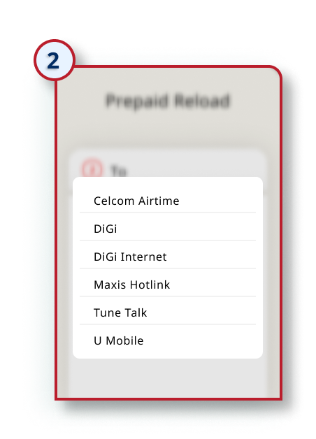 Prepaid Reload Step 2