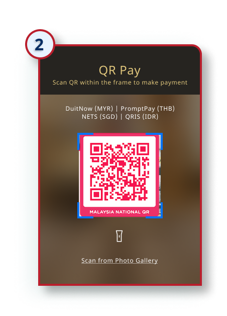 QR Pay Step 2