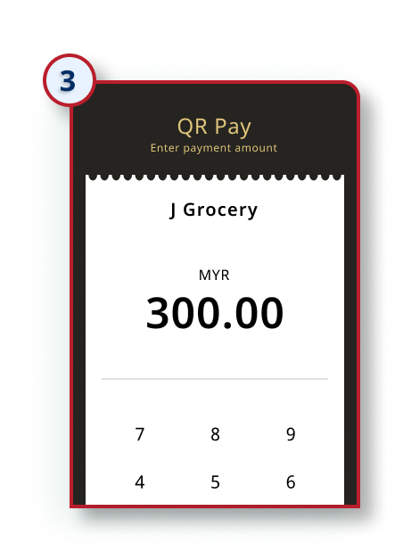 QR Pay Step 2