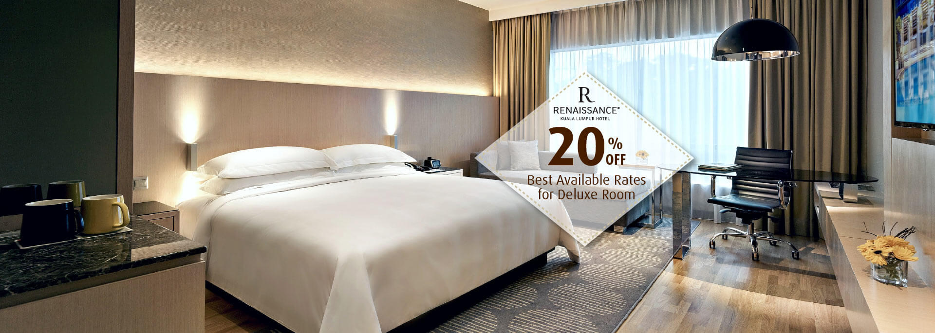 Promotions | Enjoy 20% OFF on Deluxe Room at Renaissance ...